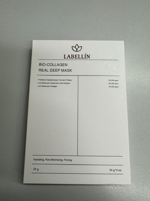 Glas Skin Kollagen Maske/Real Deep-Mask -  (4er Box) - Labellin