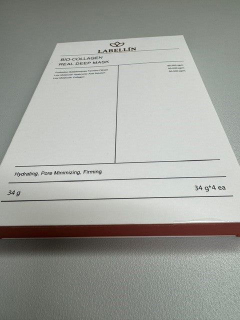 Glas Skin Kollagen Maske/Real Deep-Mask -  (4er Box) - Labellin