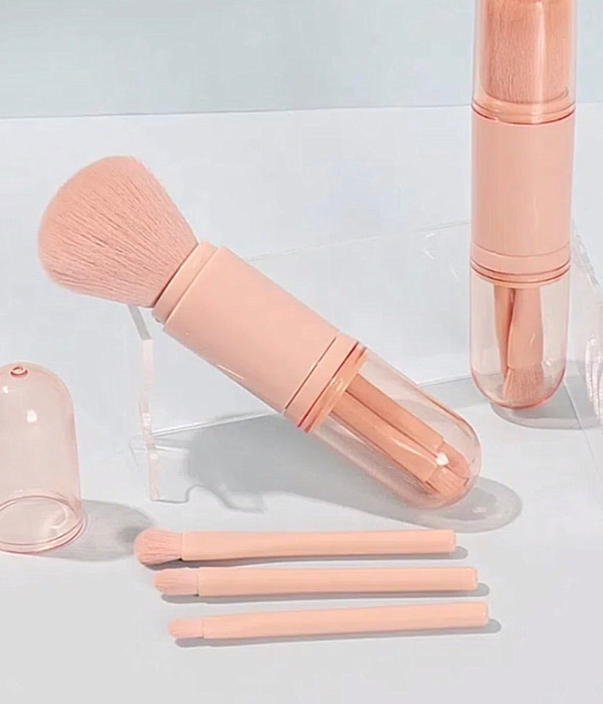 make up Pinsel, Set, für die Reise geeignet 4in1