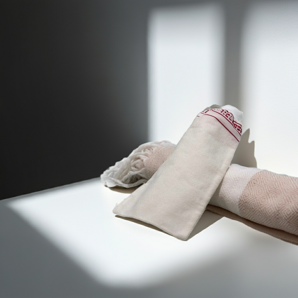 Kese/Kessa Glove – Gewebestruktur des Handschuhs, Detailaufnahme | Labellin