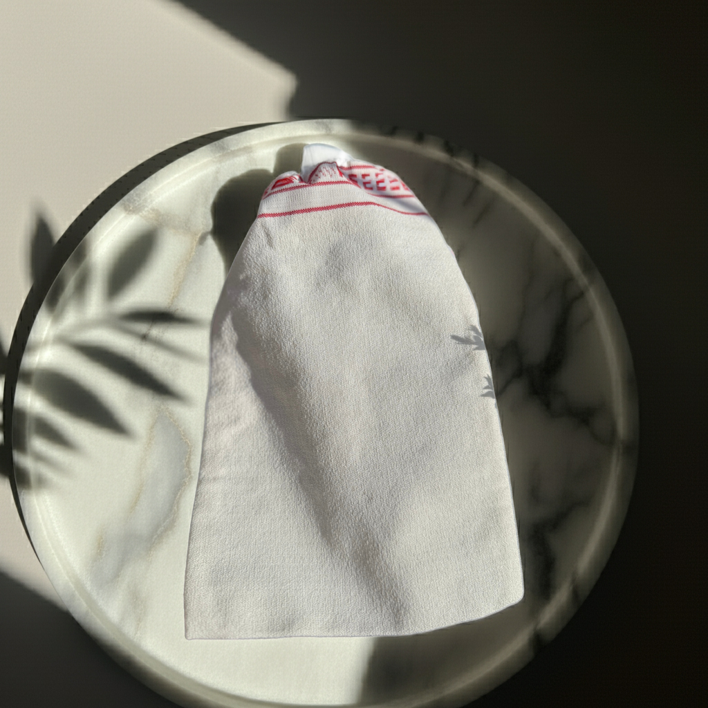 Kese/Kessa Glove – Hammam Peeling Handschuh, Produktfoto auf hellem Hintergrund | Labellin